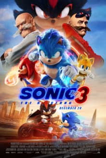 Sonic the Hedgehog 3 movie poster